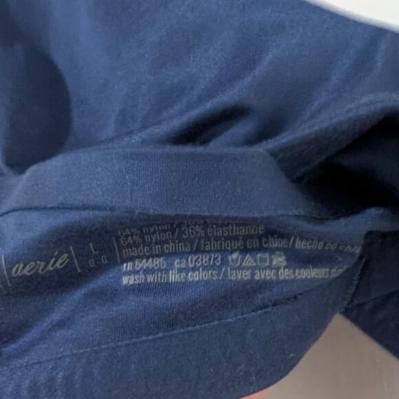 Aerie | Sunnie Crossback Bralette in Blue - Picture 5 of 6